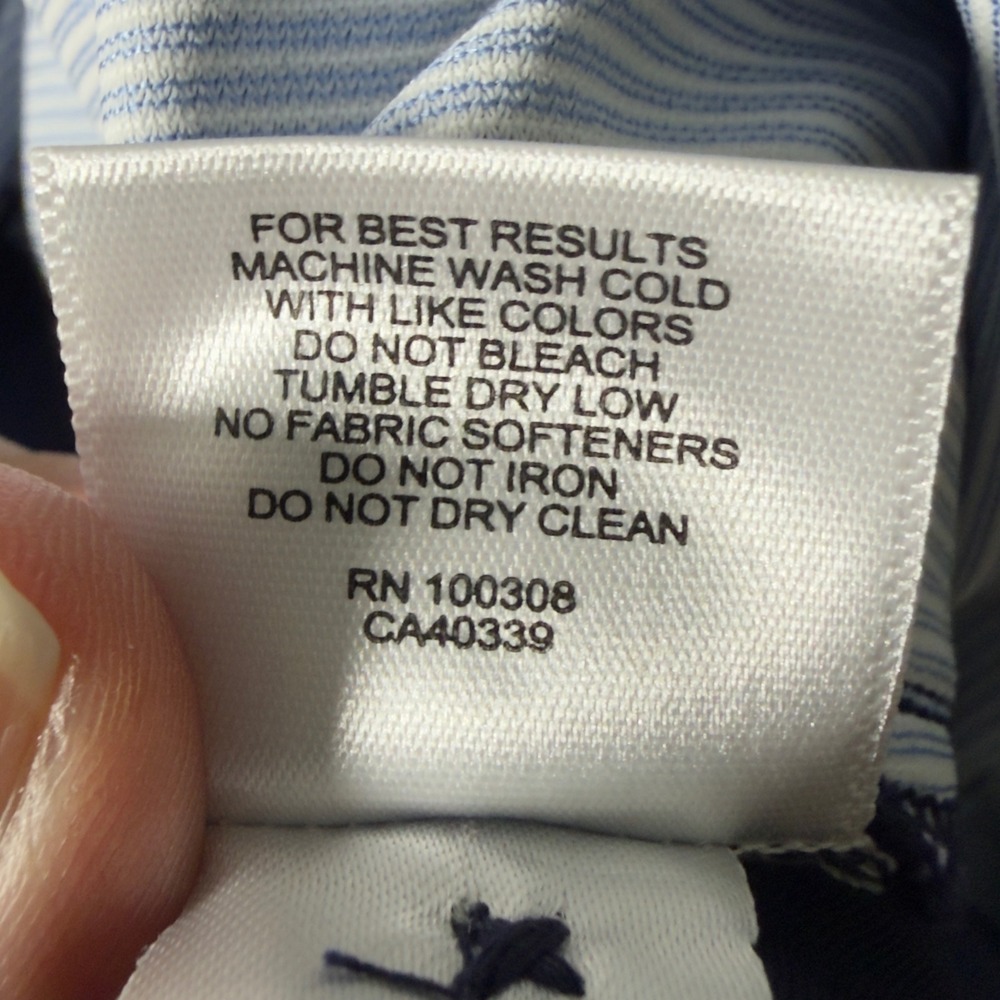 Peter Millar Salem Classic Fit Shorts Mens 38 Navy Excellent Performance ME0EB82 - Picture 12 of 14